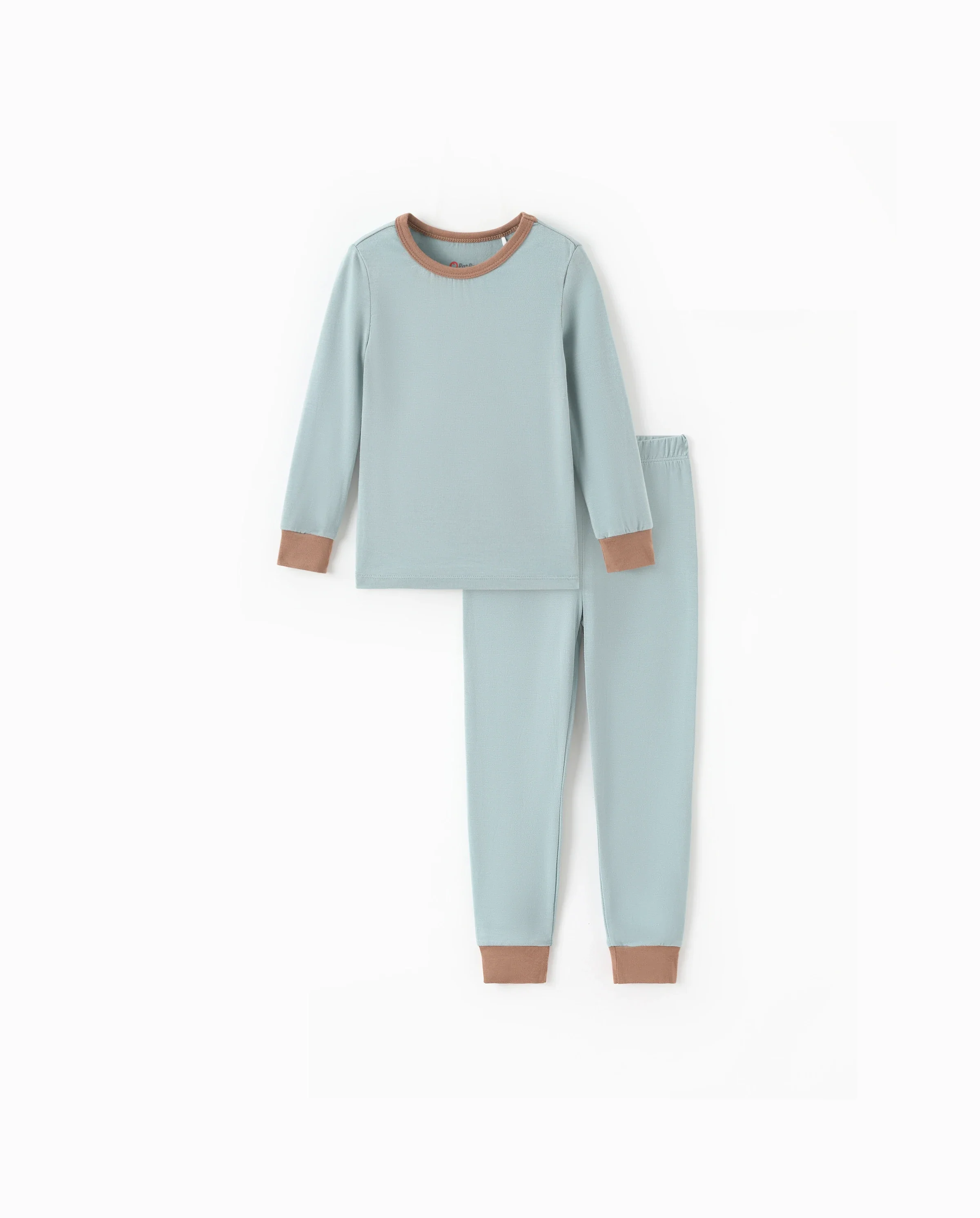 Baby 2-piece Tencel Modal Pajamas Set for Girls / Boys ( Snug-Fitting ) Green - Image 5