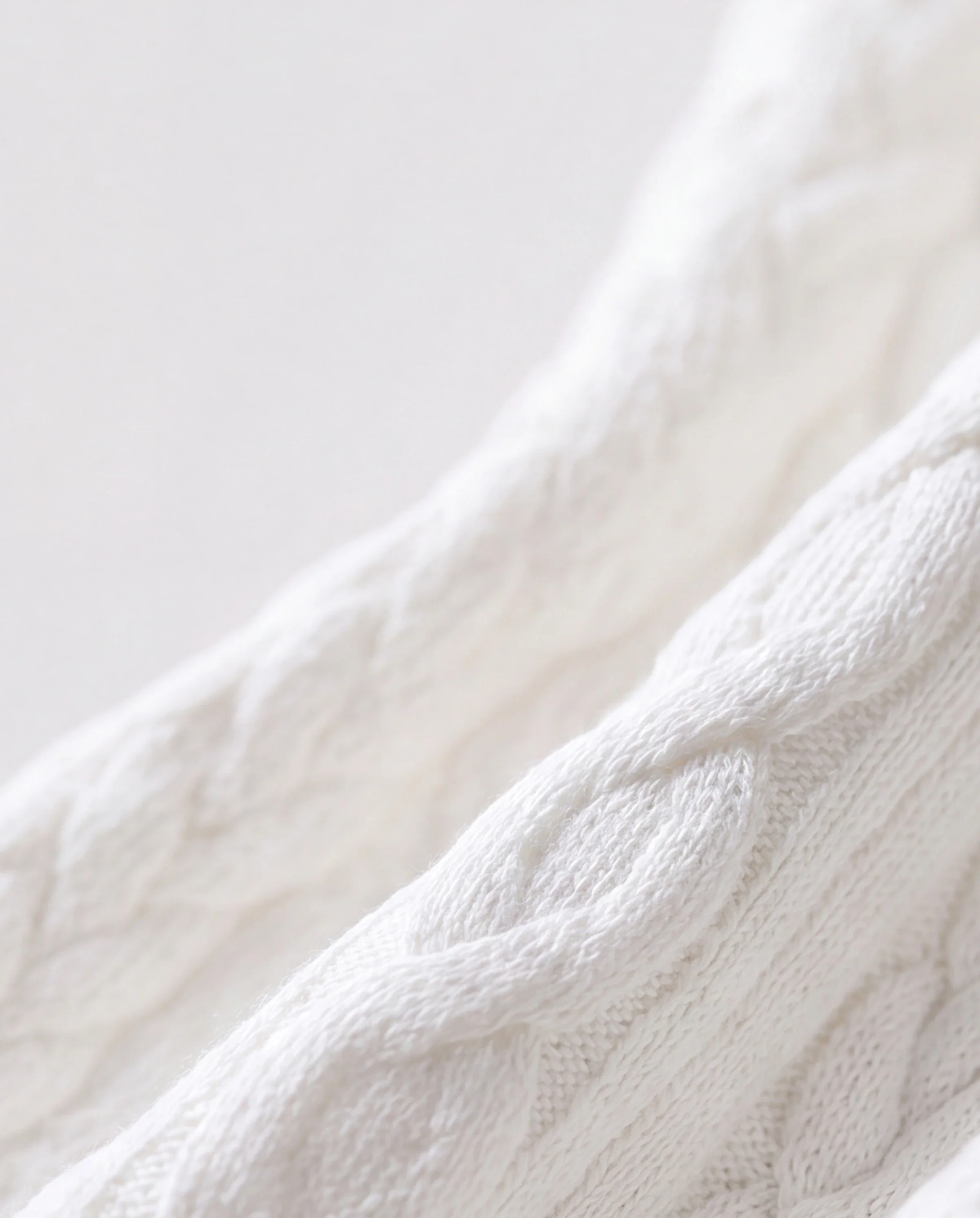 Baby Boy/Girl Clothes 2pcs Solid Knitted Sweatshirt and Pants Set White - Image 5