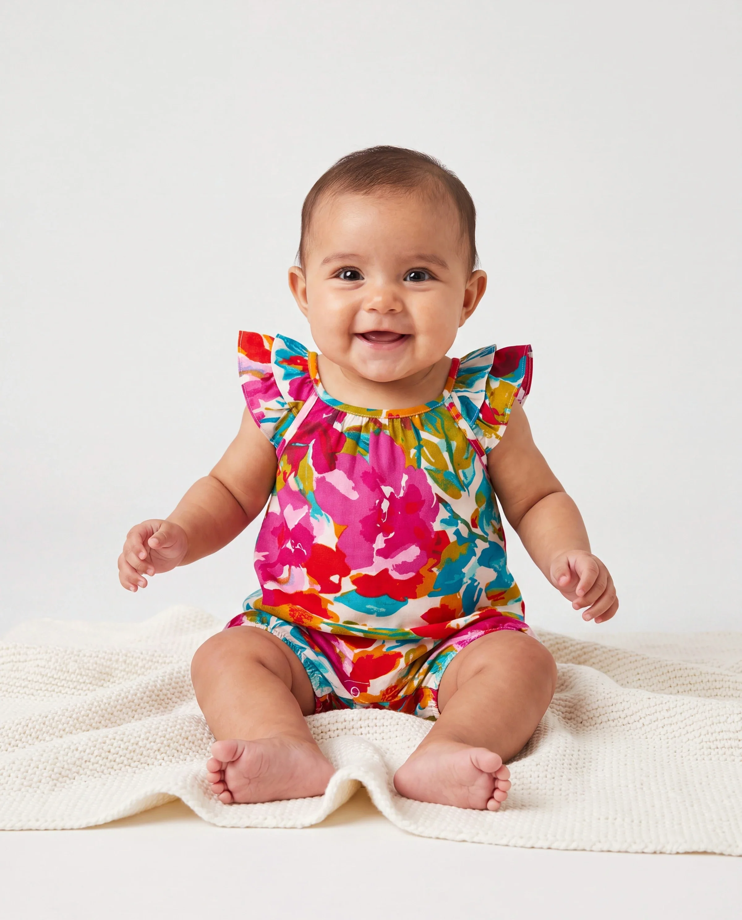 Daddy & Daughter Colorful Outfits Sleeveless Strap Top and Skirt Co-ord Set & Shirt Sets Summer Vacation Clothe for Beach, Photoshoots, Travel Hot Pink - Image 4