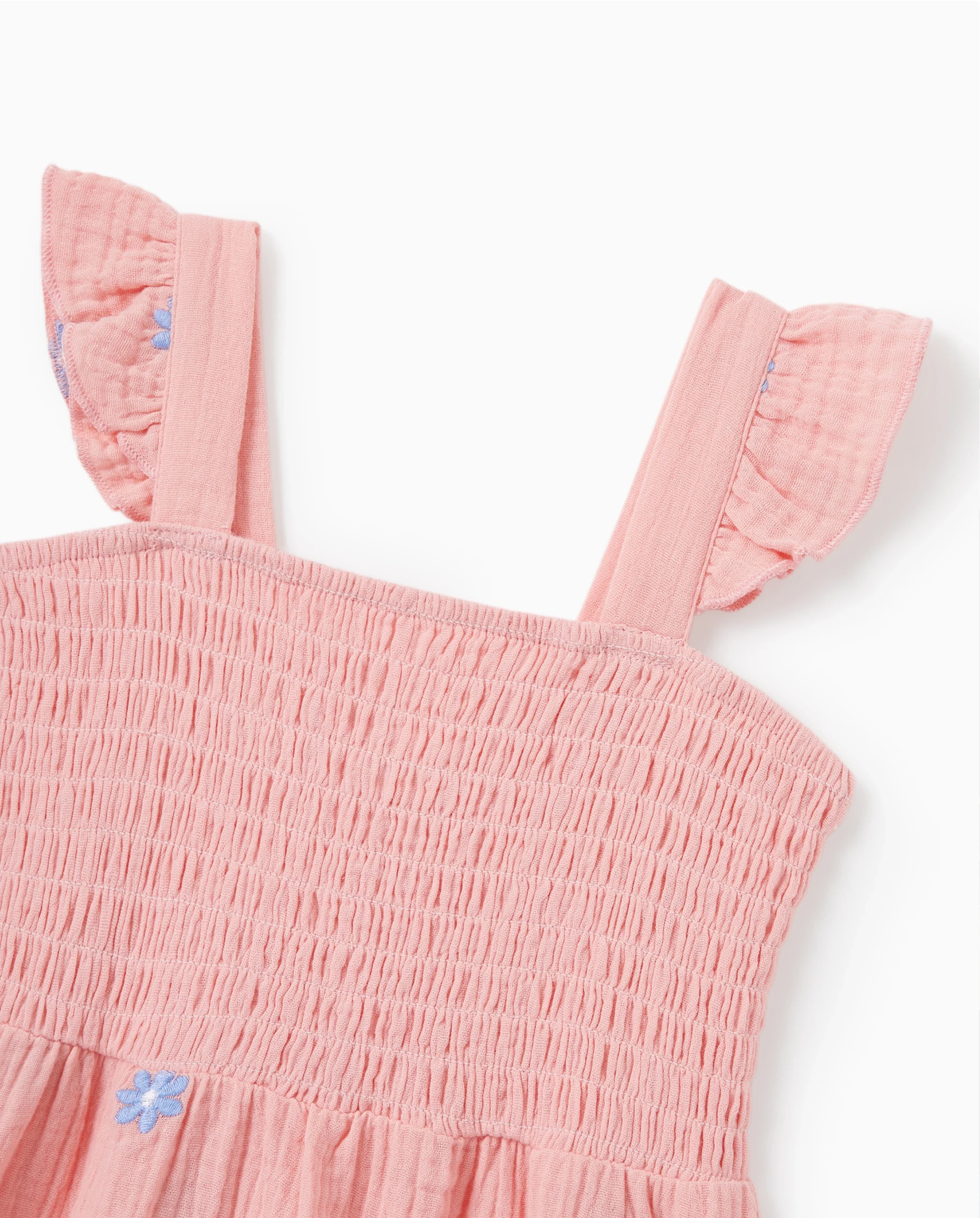 Daddy & Daughter Mauve Pink Matching Outfits, Flower Print Dress for Daughter & Solid Shirt for Dad, Ideal for Summer Family Outings & Photos - Image 5