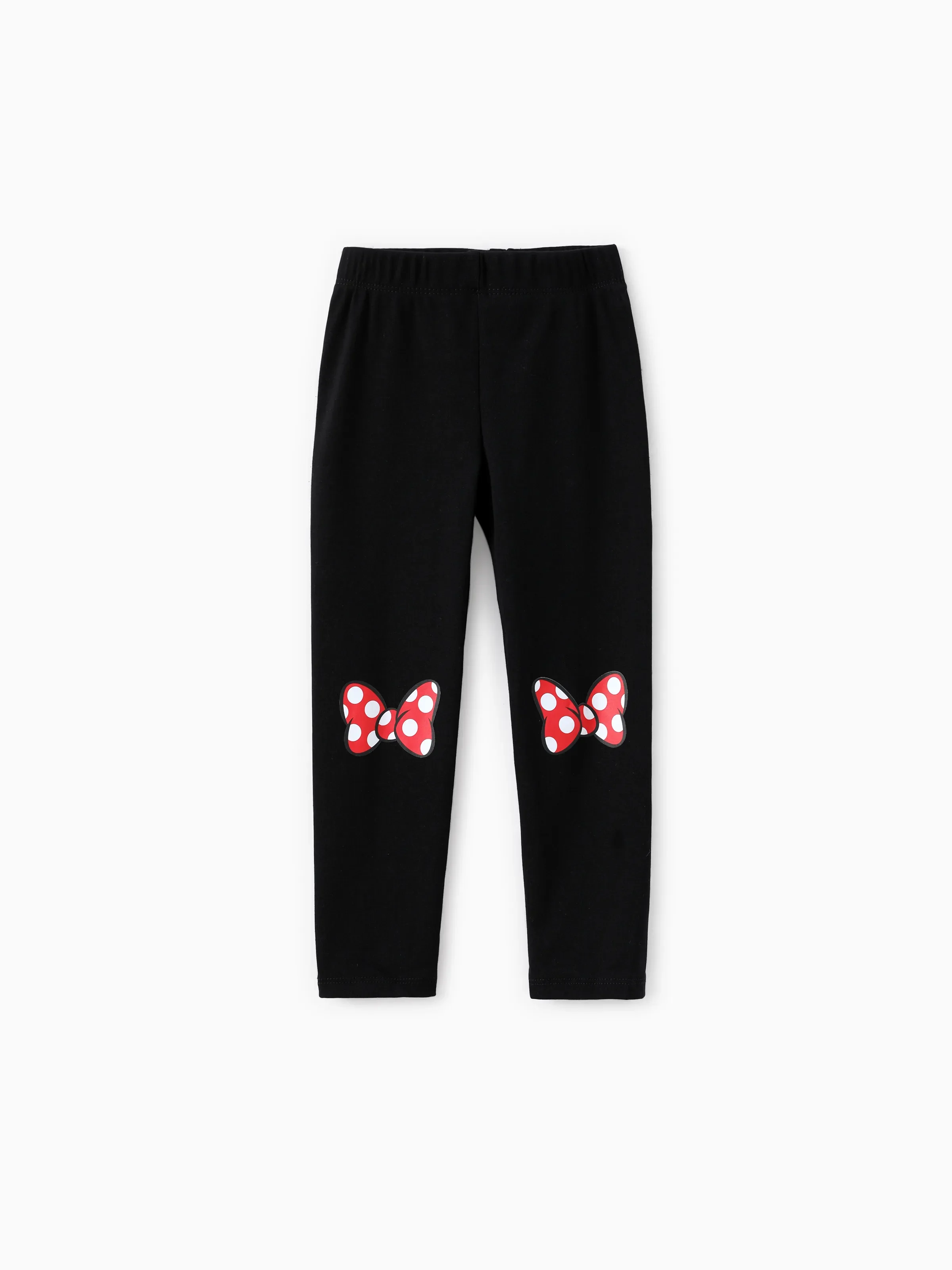 Disney Mickey and Friends Kid Girls Polka Dots Print Long-sleeve Hooded Top/Pants Black