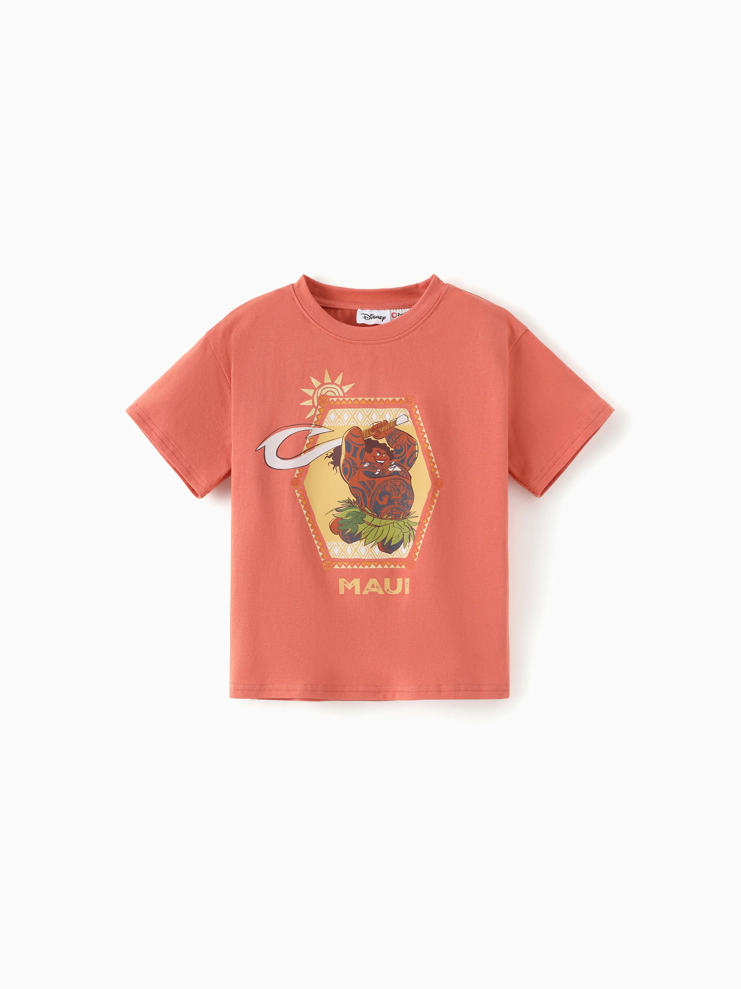 Disney Princess Daddy & Son Moana Sporty Dress/ Cotton Top Orange - Image 13