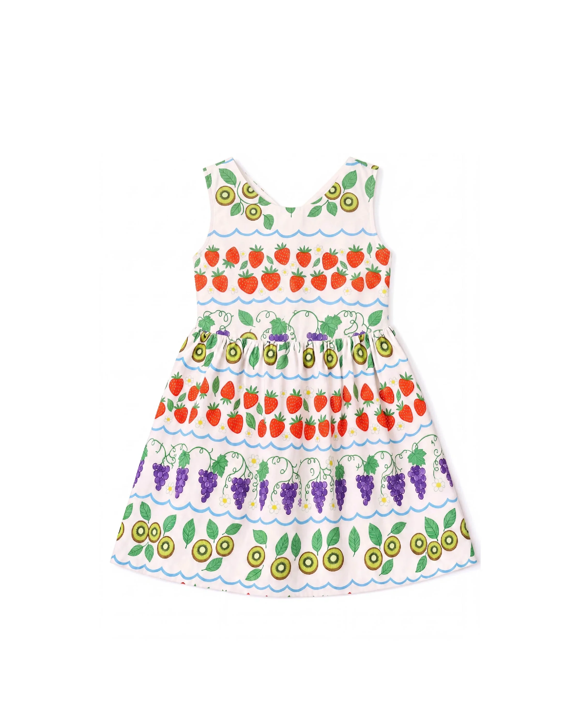 Fresh Market Toddler Girl Fruit Crossback Dress Multi-color - Image 6
