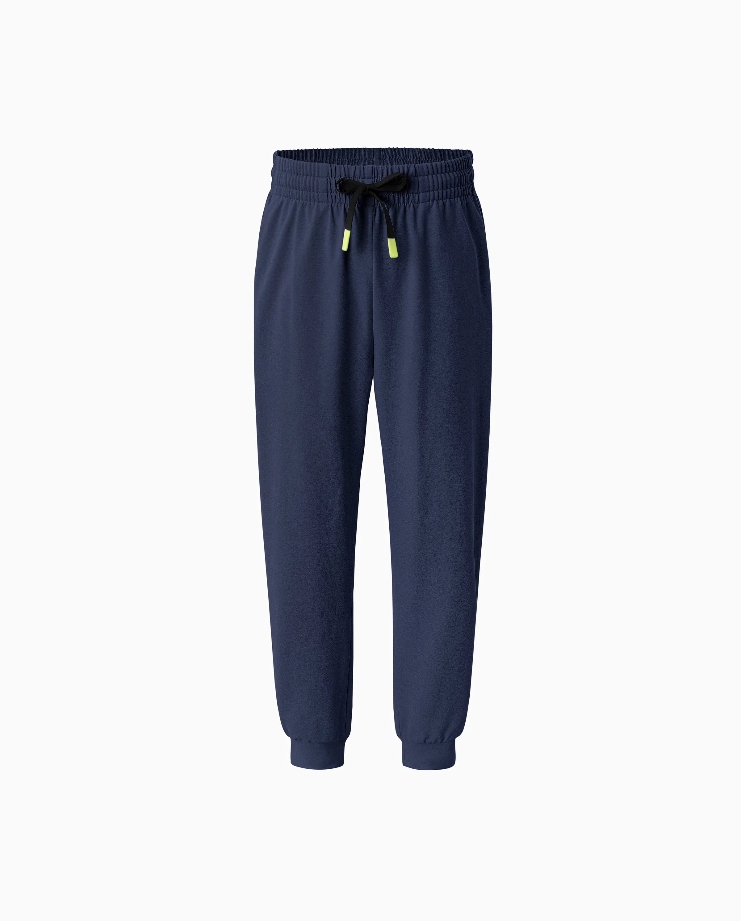 kids-jogger-pants-with-elastic-waistband-and-drawstring-comfortable-everyday-sweatpants-with-pockets-for-boys-and-girls-deep-blue - Image 5