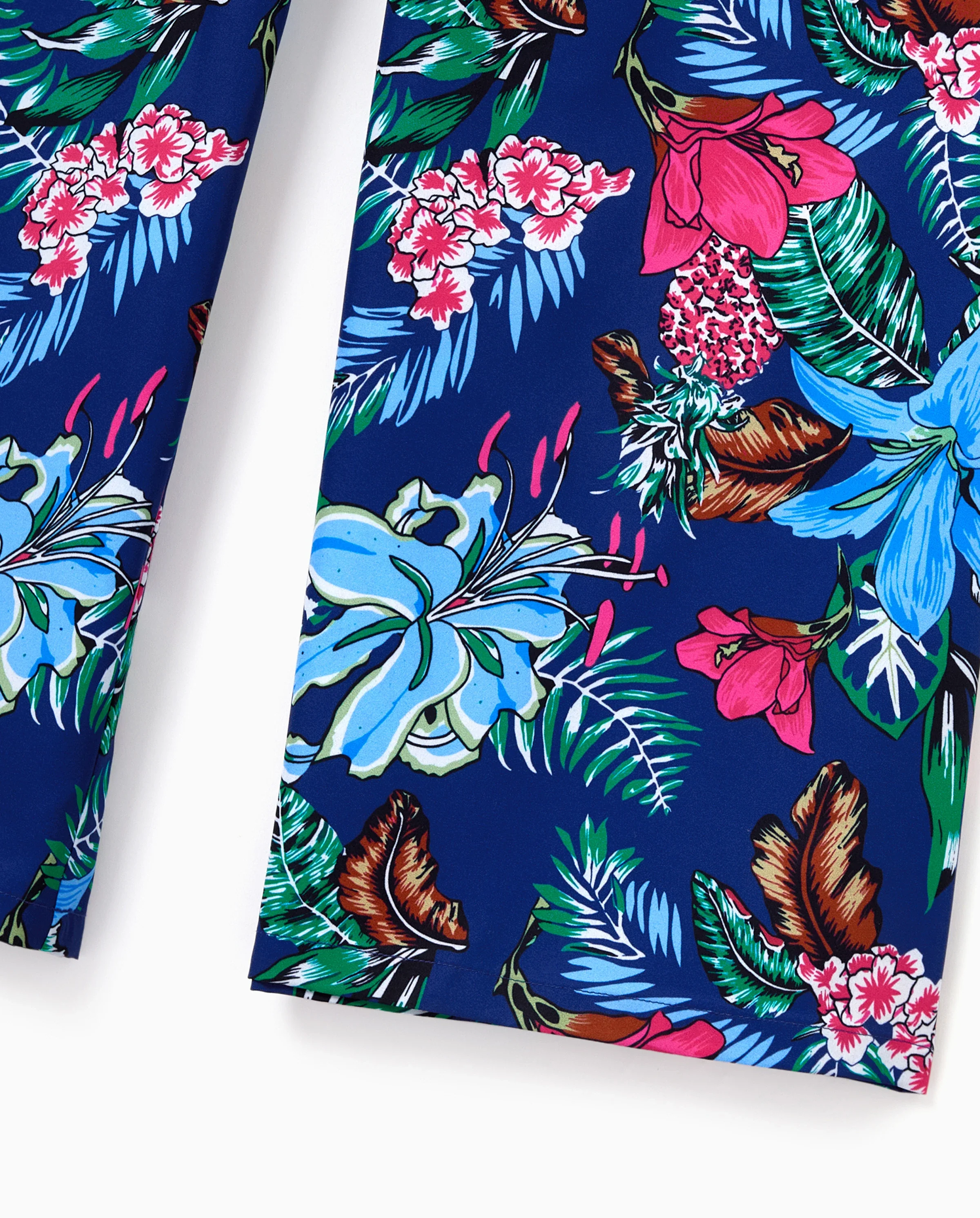 Matching Family Floral Print Sleeveless Cami Jumpsuit for Mommy & Me Deep Blue - Image 6