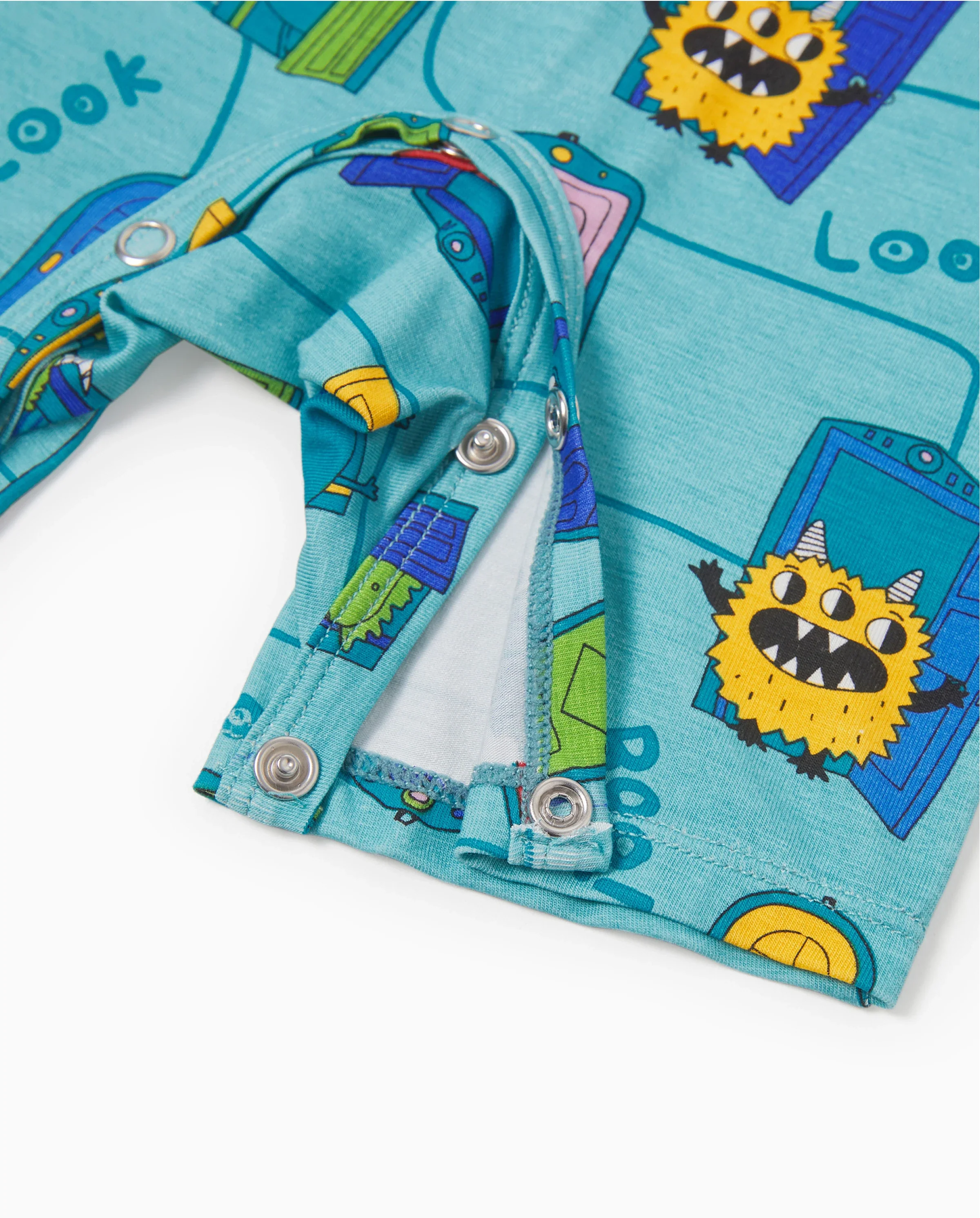 Mommy & me Bamboo Family Pajamas Cartoon Print Short-sleeve Matching Pajama set ( Snug-Fitting for Children ) Green - Image 6