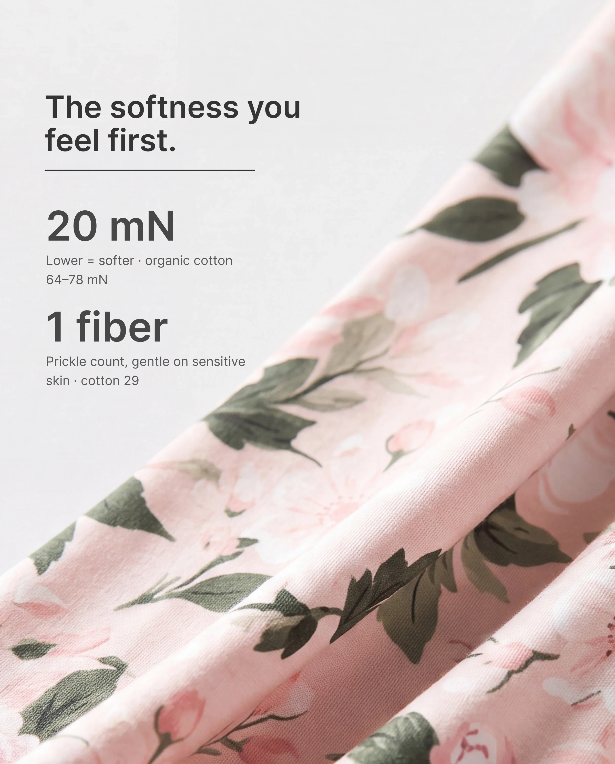 Bloom & Blossoms Bamboo Zip-Up Baby Pajamas - Image 4