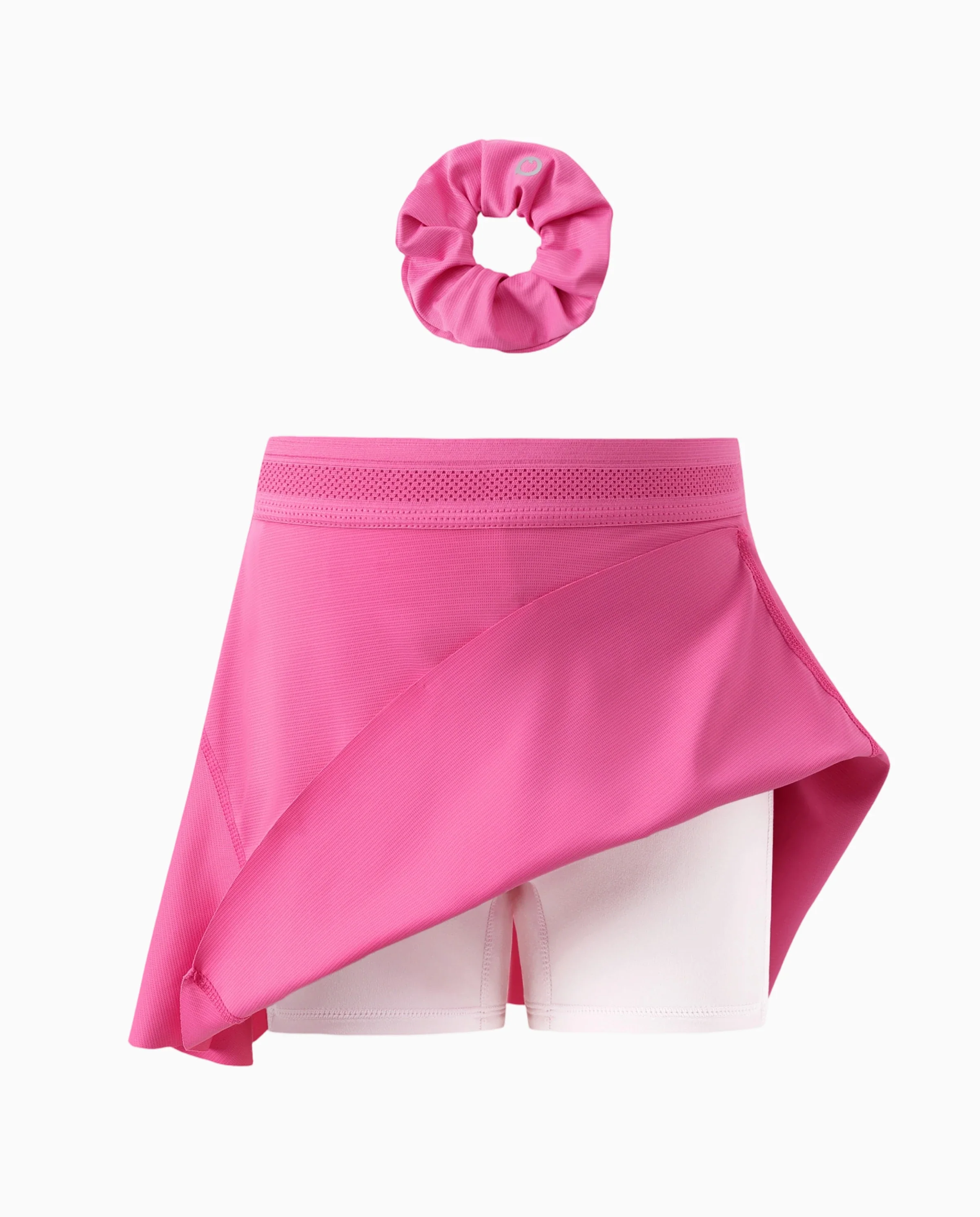 PatPat Rapidair activewear Kid Girl Athletic 2 in 1 Tennis Skort with Pocket Hot Pink - Image 6