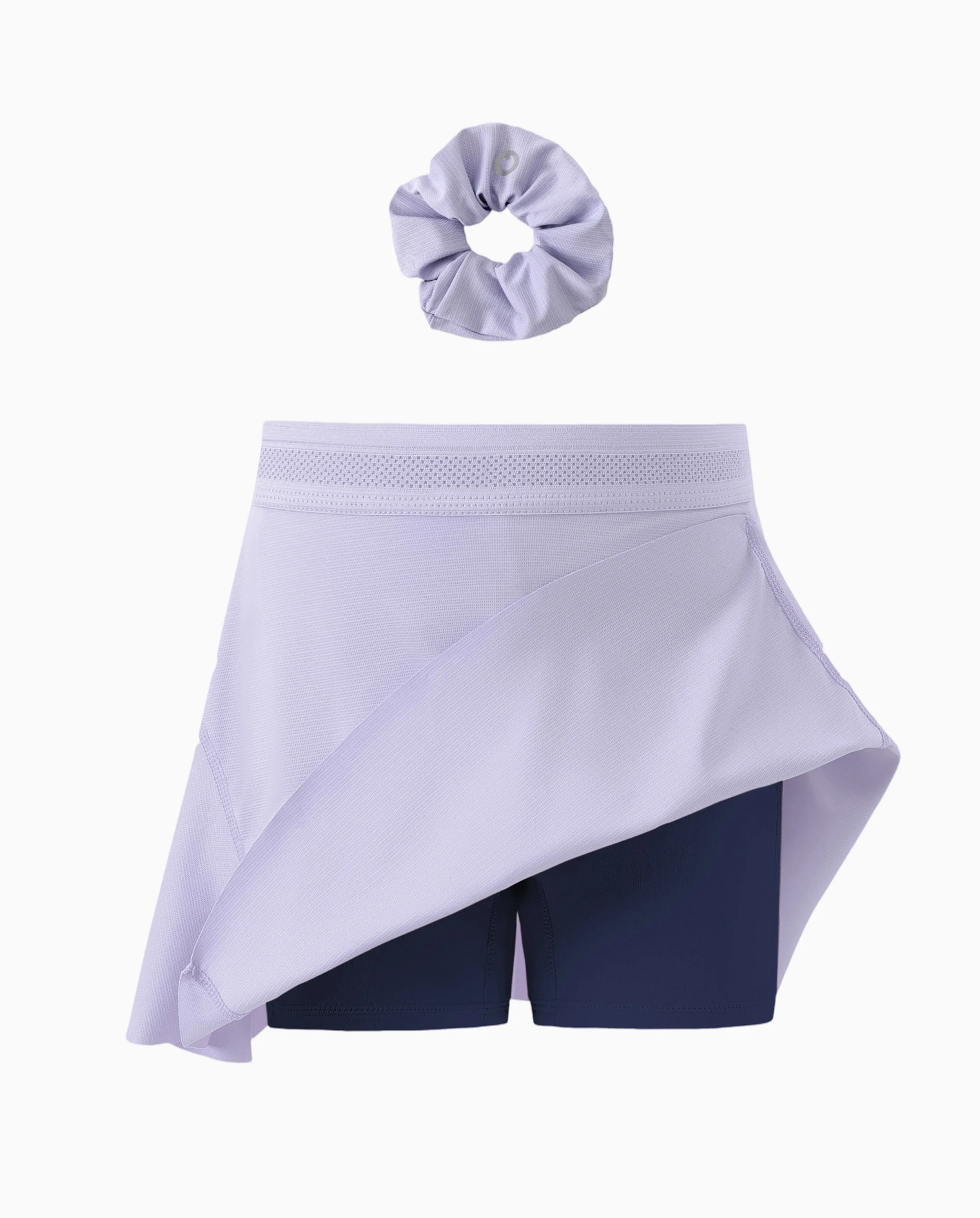 PatPat Rapidair activewear Kid Girl Athletic 2 in 1 Tennis Skort with Pocket Light Purple - Image 6