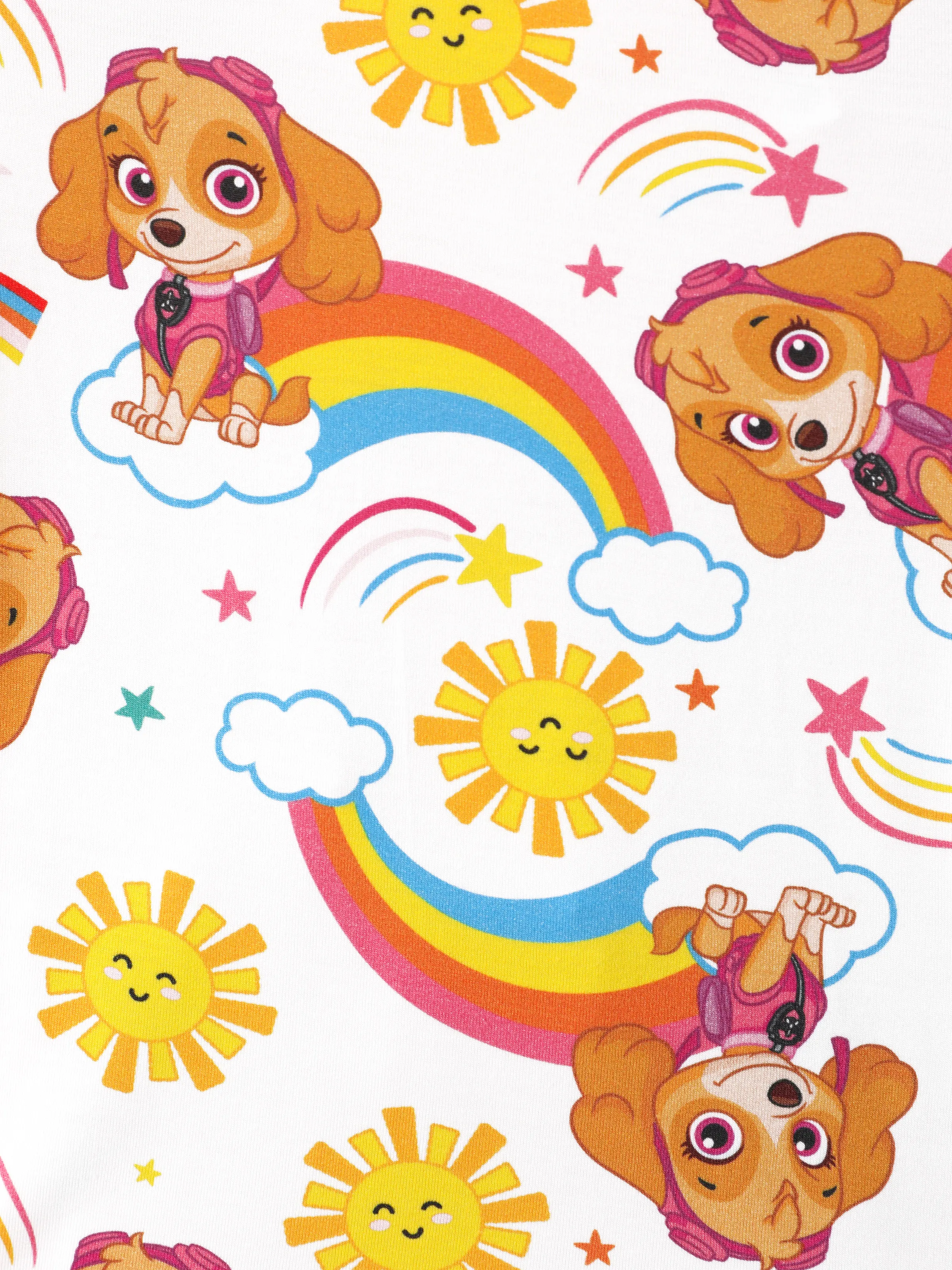 PAW Patrol Bamboo Toddler Girl 2pcs Skye Snug-Fitting Pajamas Set Pink - Image 2