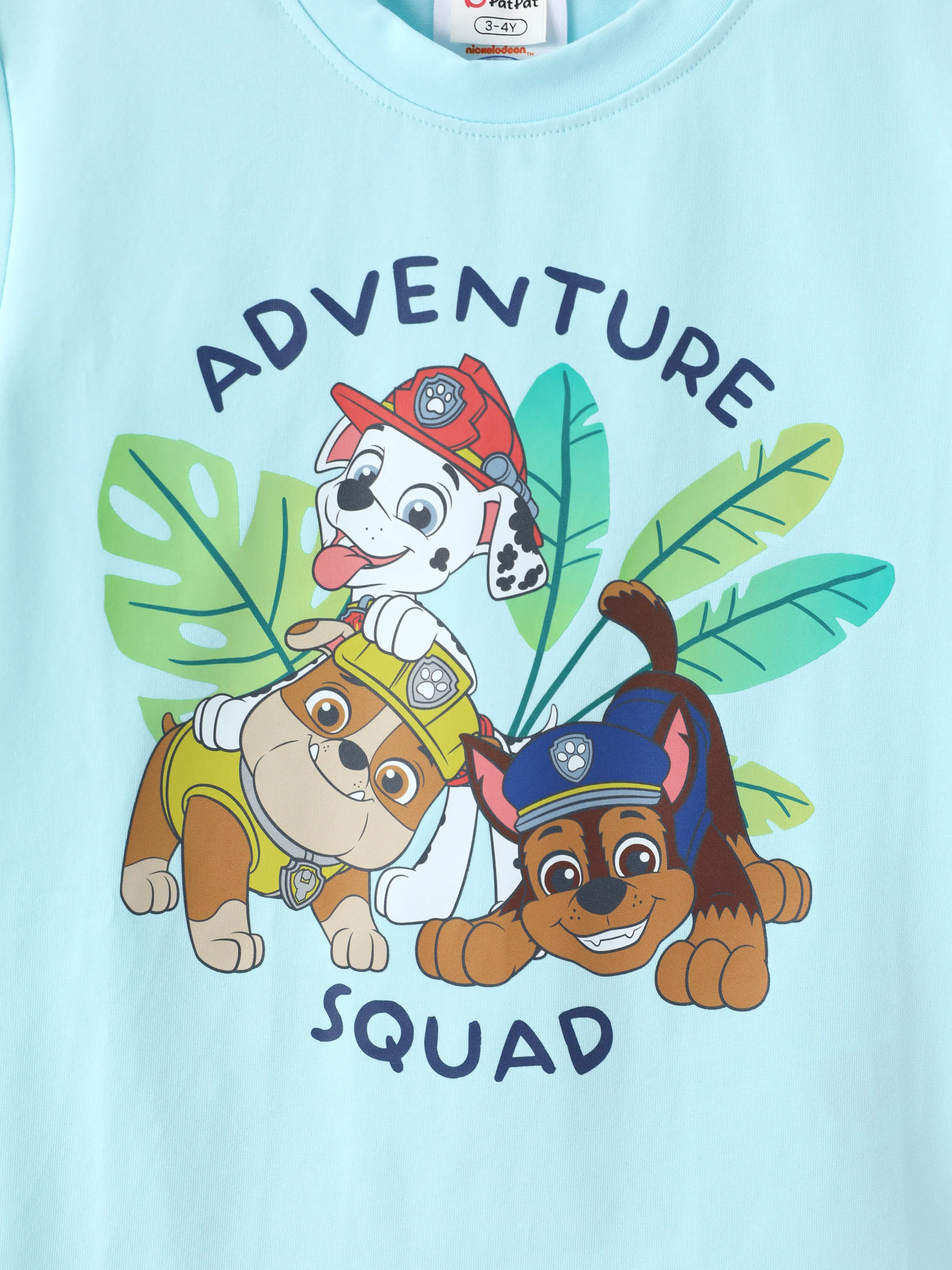 PAW Patrol Matching Family Floral Dress with Built-in Shorts & Pockets/ Cotton Top Turquoise - Image 22