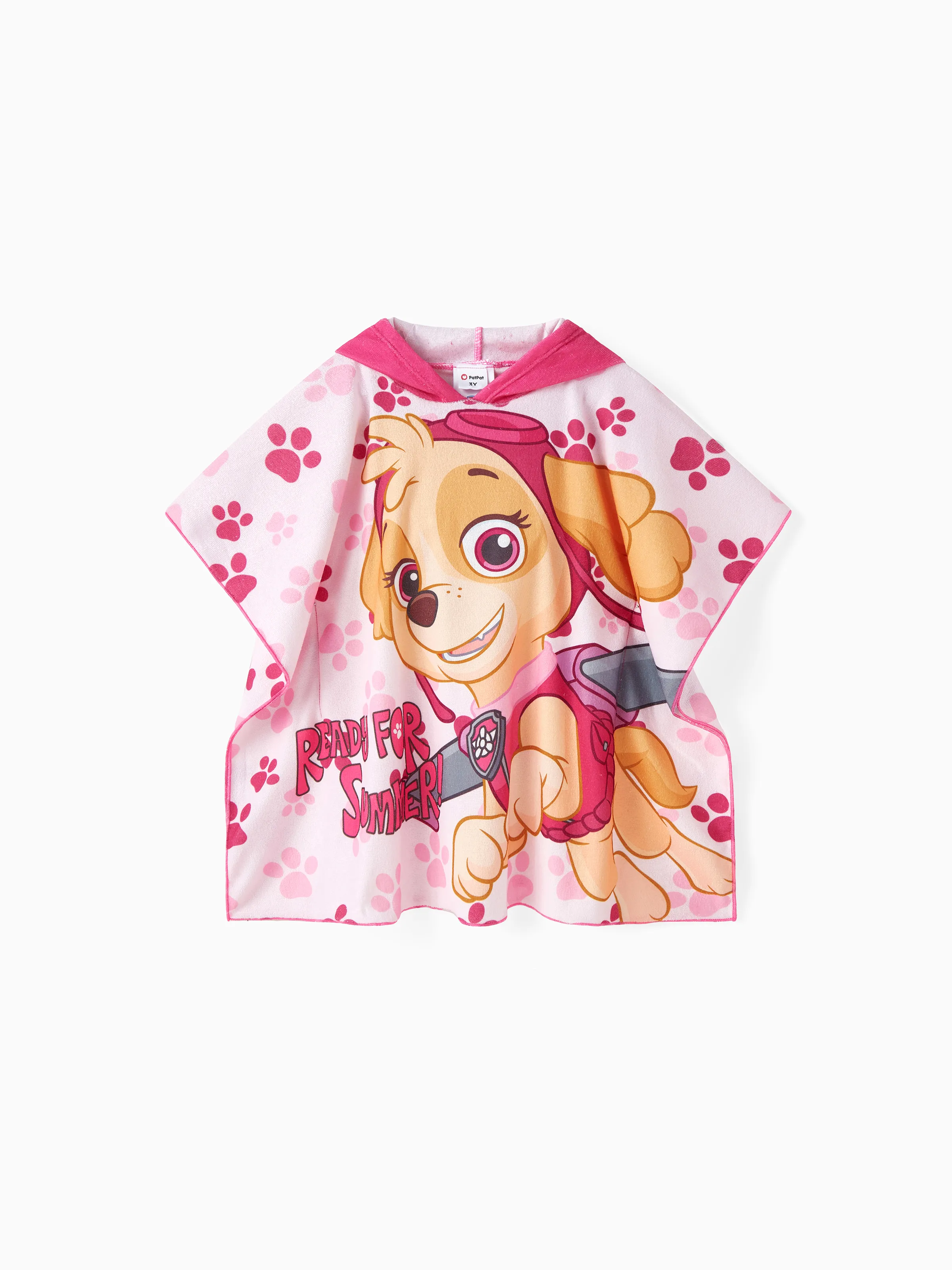 PAW Patrol Toddler Girl Skye Hooded Swimming Towel Pink