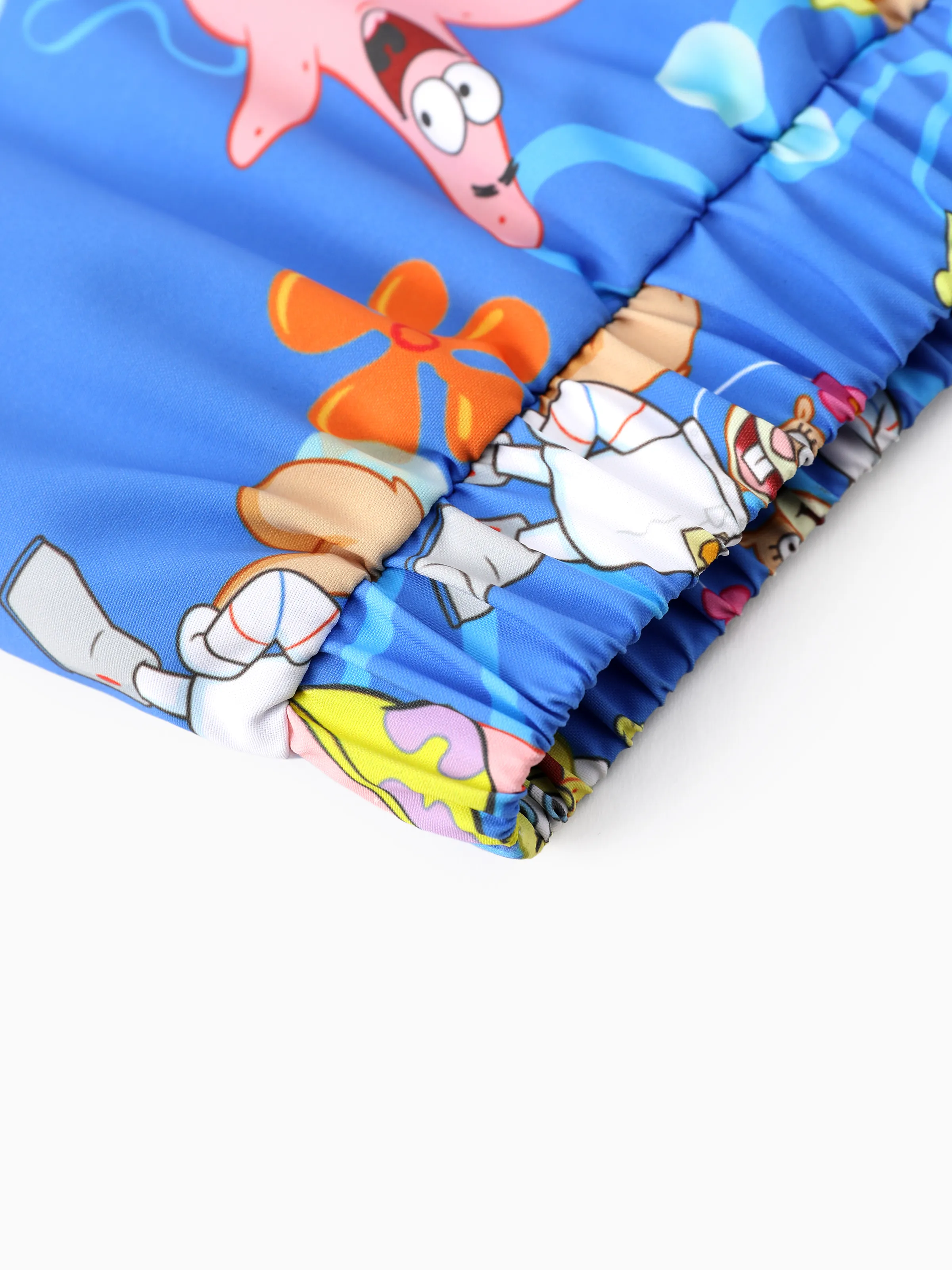 SpongeBob SquarePants Toddler/Kid Boy 2pcs UPF50+ Sea Life Print Tops and Trunks Swimsuit Blue - Image 8