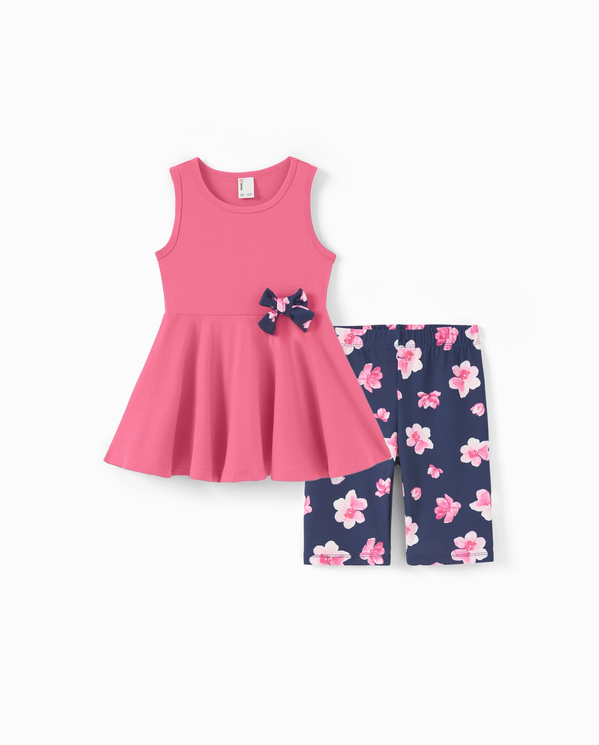 Toddler/Kid Girl 2pcs Tunie Top and Leggings Set Roseo - Image 7