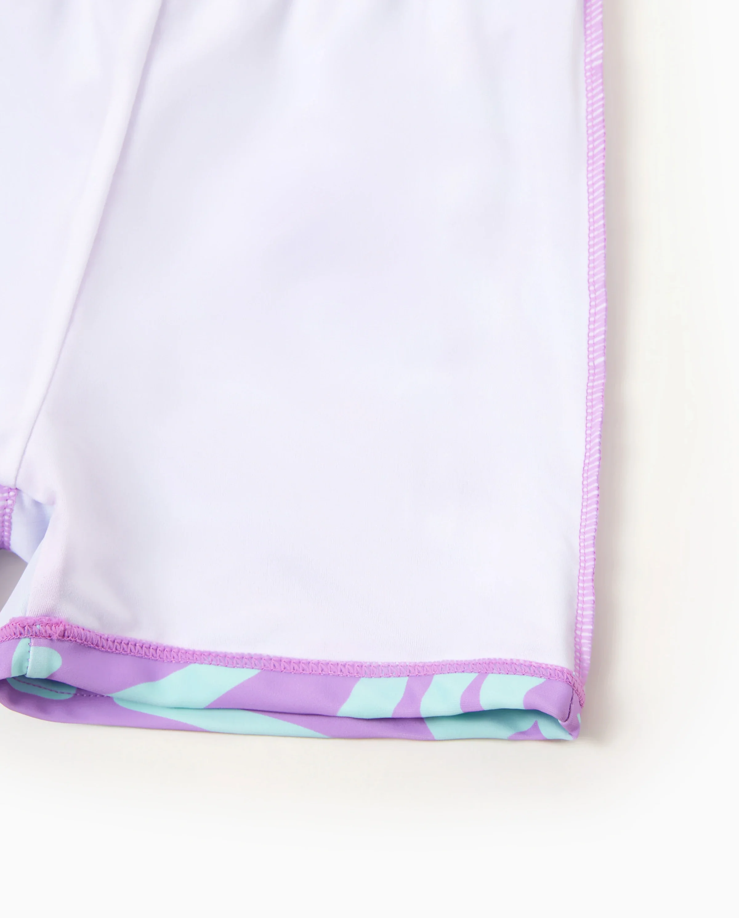 Toddler Boy Trendy Purple & Blue Wave Print Swim Trunks Purple - Image 6