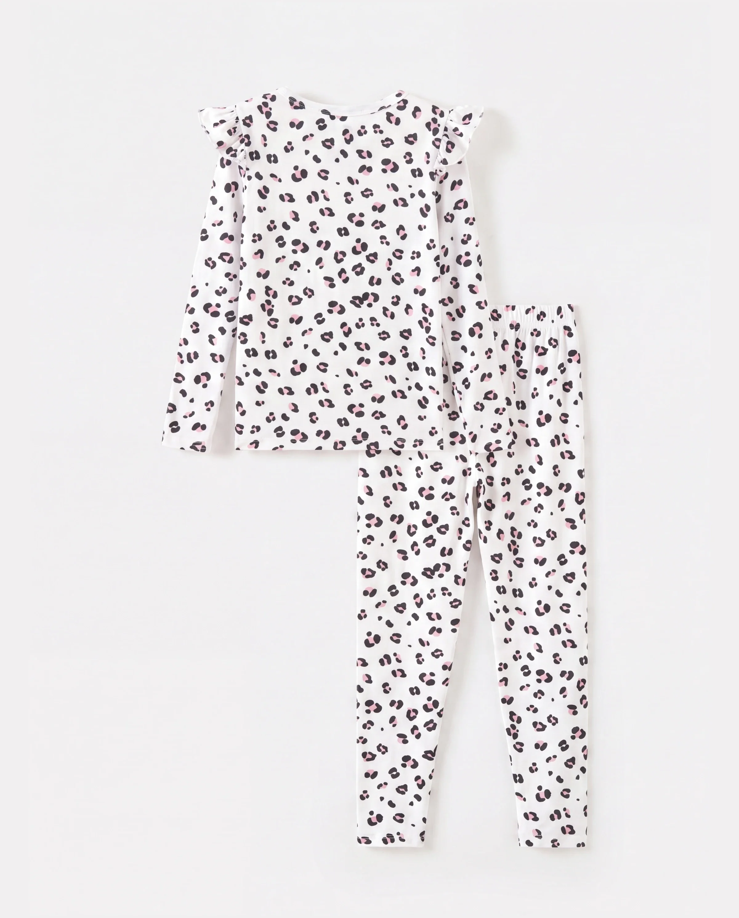 Toddler / Kids Halloween Pajamas With Childlike Print (1-Piece Snug-Fitting ) Apricot - Image 6