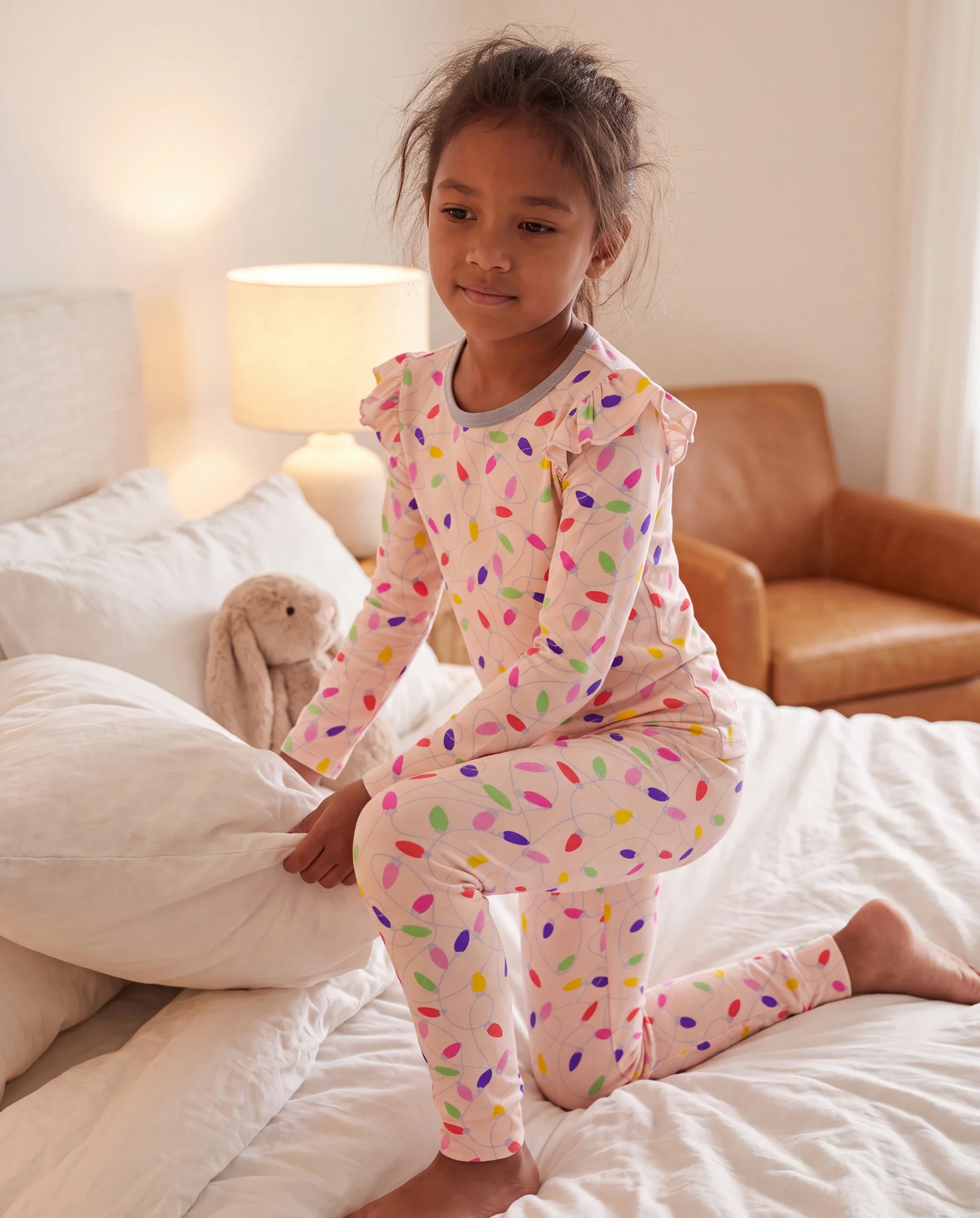 Toddler / Kids Halloween Pajamas With Childlike Print (1-Piece Snug-Fitting ) Multi-color - Image 7